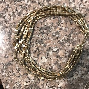Gold layered necklace